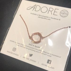 Adore Organic Circle Bracelet Rose Gold